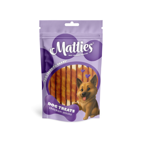 Matties Przysmaki dla psów - Pałeczki z kurczaka (150g)