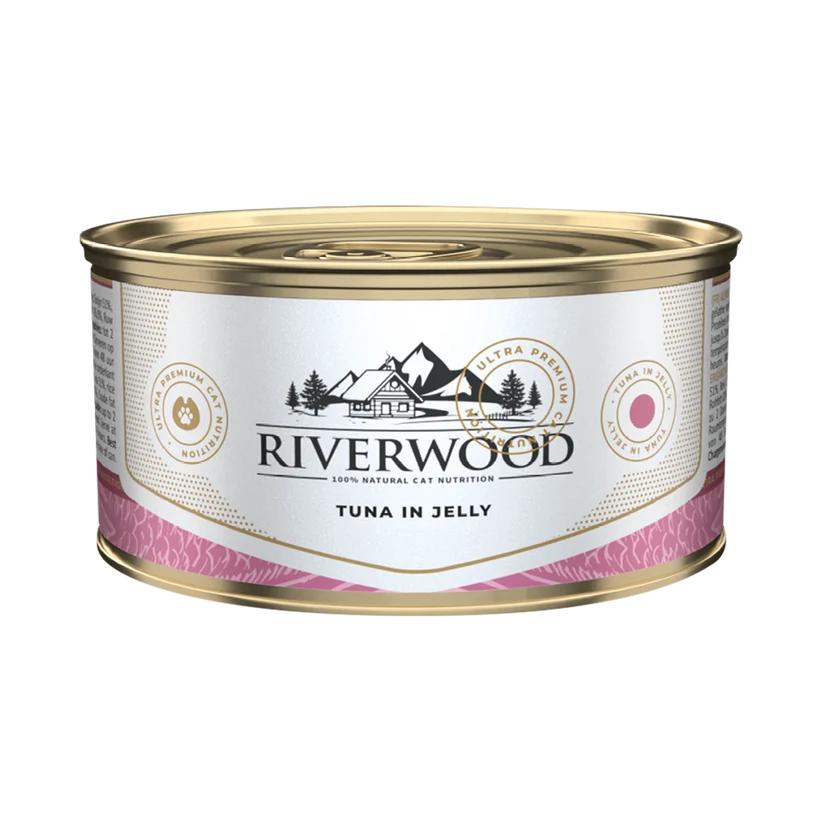 Riverwood Mokra karma dla kotów - Tuńczyk w galaretce (85g)