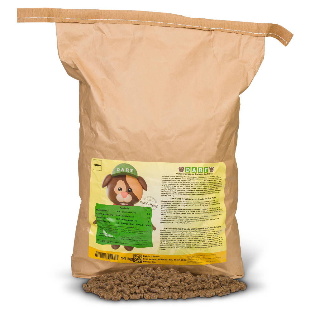 Pełnoporcjowa sucha karma dla psów – Łosoś (14 kg)