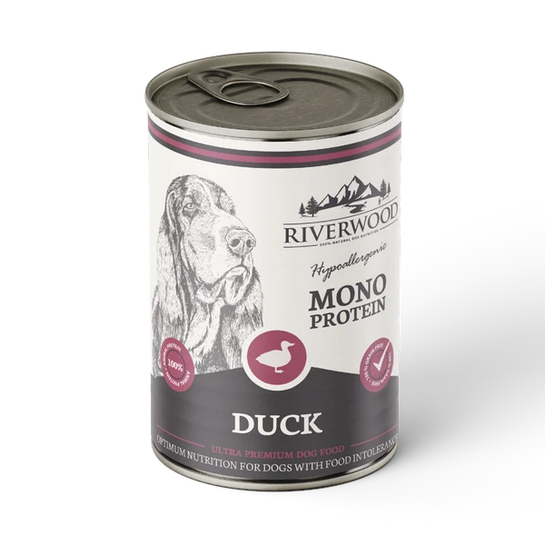 Riverwood Mokra karma monobiałkowa dla psów - Kaczka (400g)