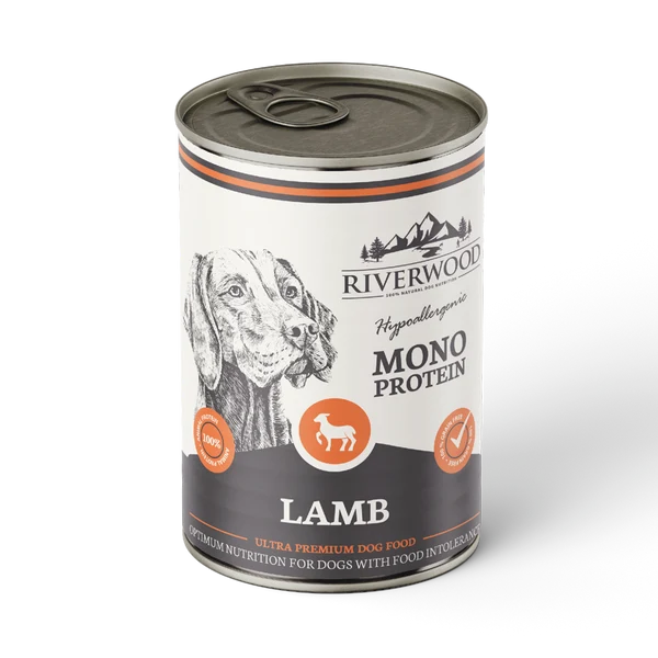 Riverwood Mokra karma monobiałkowa dla psów - Jagnięcina (400g)