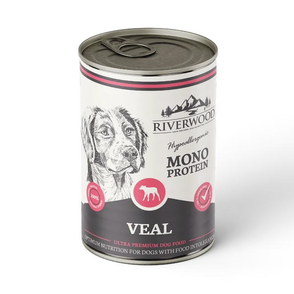 Riverwood Mokra karma monobiałkowa dla psów - Cielęcina (400g)