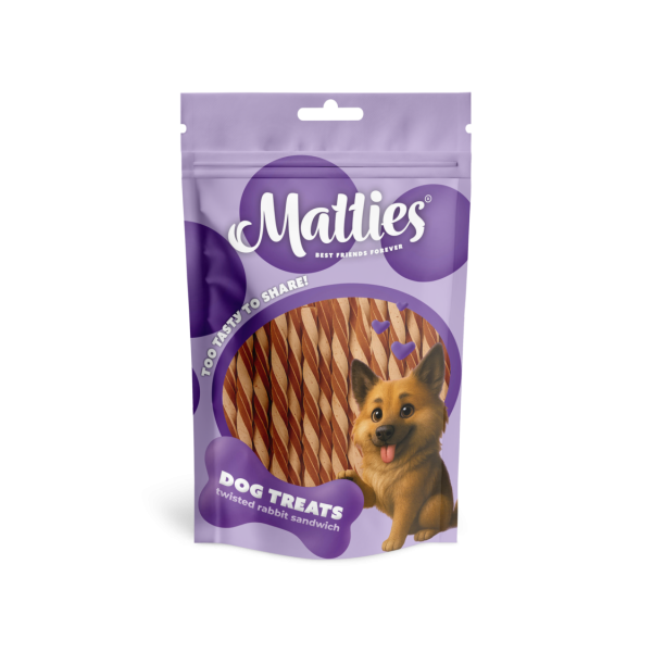 Matties Przysmaki dla psów - Pałeczki z królika (150g)
