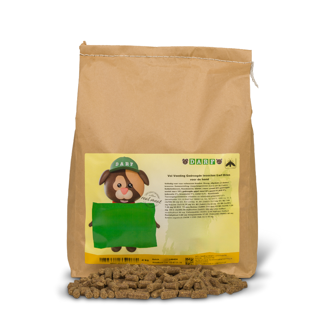 Pełnoporcjowa Sucha Karma Dla Psów z Owadów - Hipoalergiczna (1kg Próbna Paczka)
