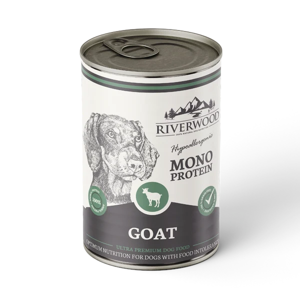 Riverwood Mokra karma monobiałkowa dla psów - Koza (400g)