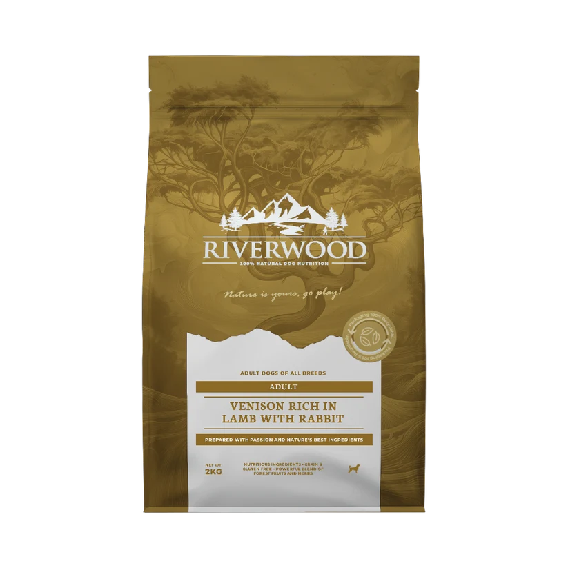 Riverwood Sucha karma dla psów Adult - Dziczyzna i Jagnięcina (2kg)