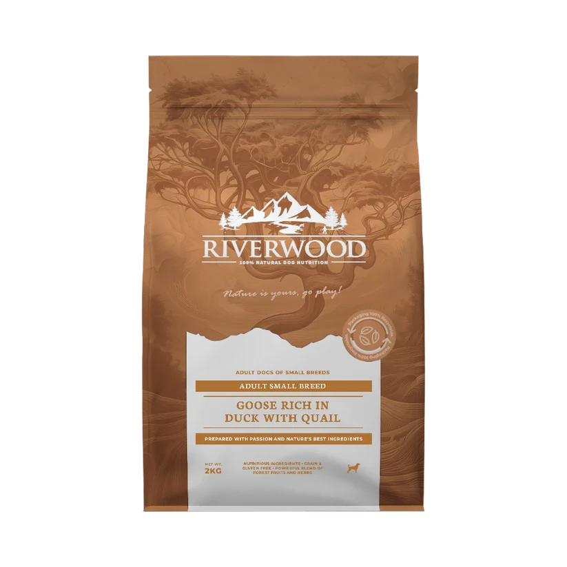Riverwood Sucha karma Adult dla psów małych ras - Gęś i Kaczka (2kg)