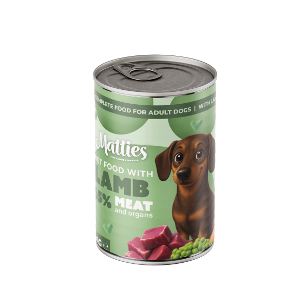 Matties Mokra karma dla psów - Jagnięcina (400g)